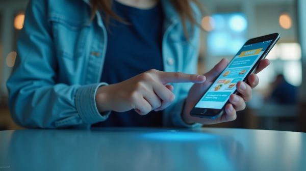 Commandez simplement avec l'application McDonald's